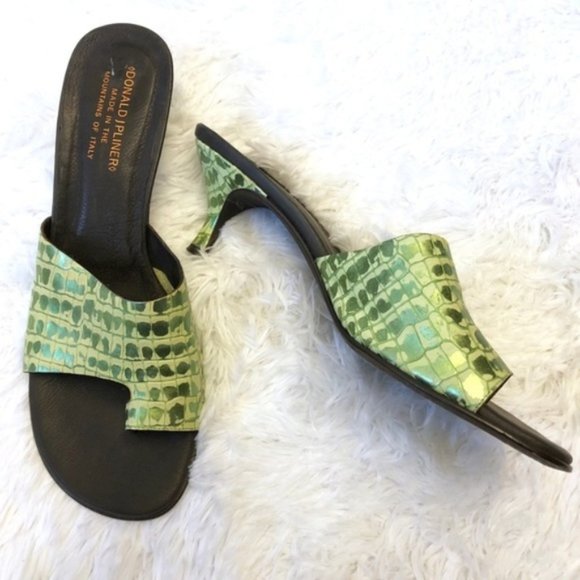Donald J. Pliner Shoes - donald j pliner Valore Sandal US 10 Metallic Green